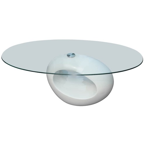Coffee table round glass - table,