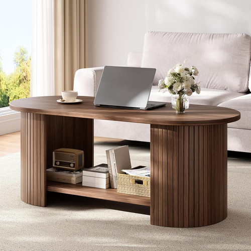 Coffee table oak tier - table,