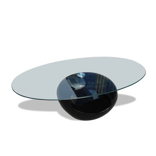Coffee table round - round, glass