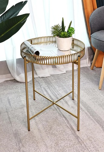 Round tray table with - round,