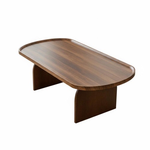 Oval coffee table - table, minimalist