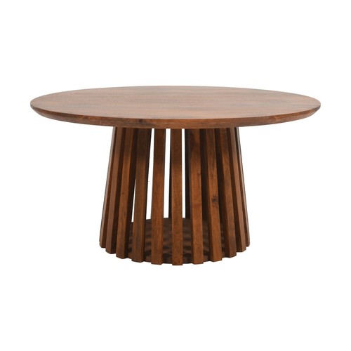 Dark slatted curve - tv, unit