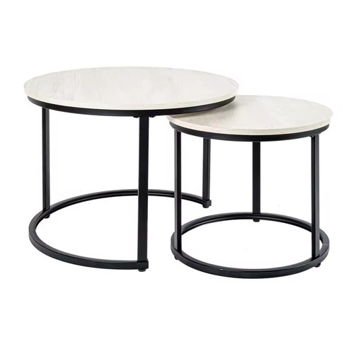 2pcs round coffee - table, set