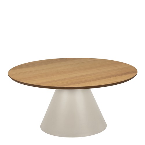 Round coffee table - coffee,