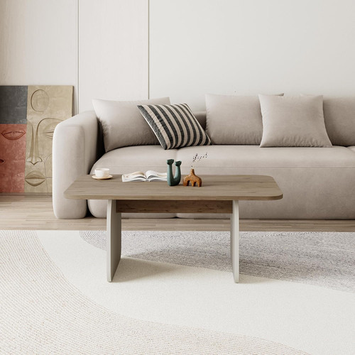 Coffee table 100cm oval centre - coffee,