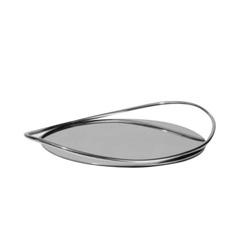 Oval tray with handle sleek - oval,