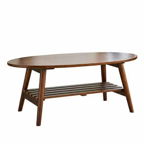 Two tier oval - oval, coffee