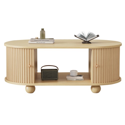 Oval coffee table - table, 2